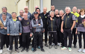 2e tour du Trophée Vétérans 2024, en tableau B - Victoire de Locmaria Pétanque 21-10