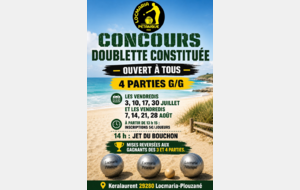 Concours juillet et aout