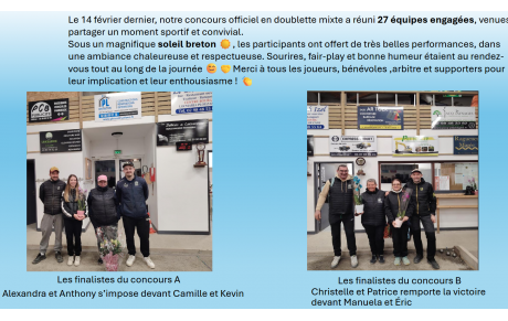 Doublette mixte 14 février